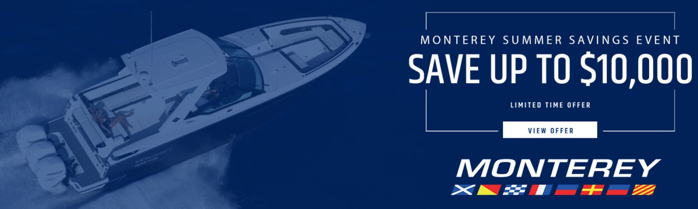 Monterey Boats Summer Savings Event_ Banner 1600x480