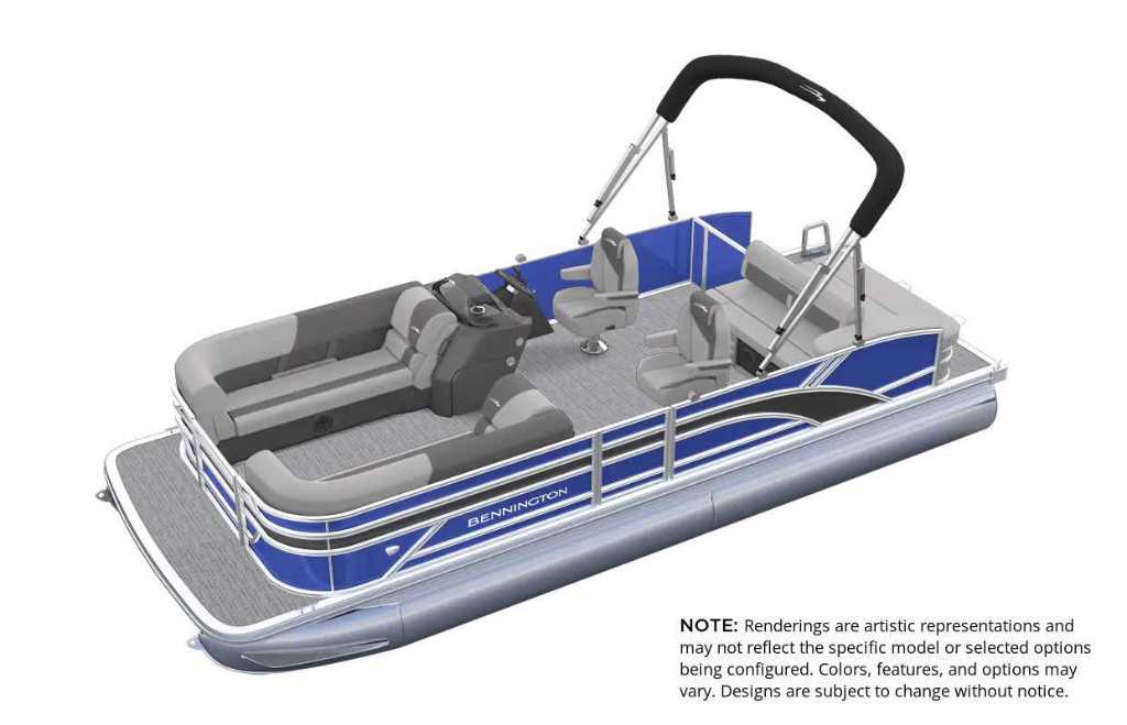 2026 Bennington 22SSB - SPS - Blackout