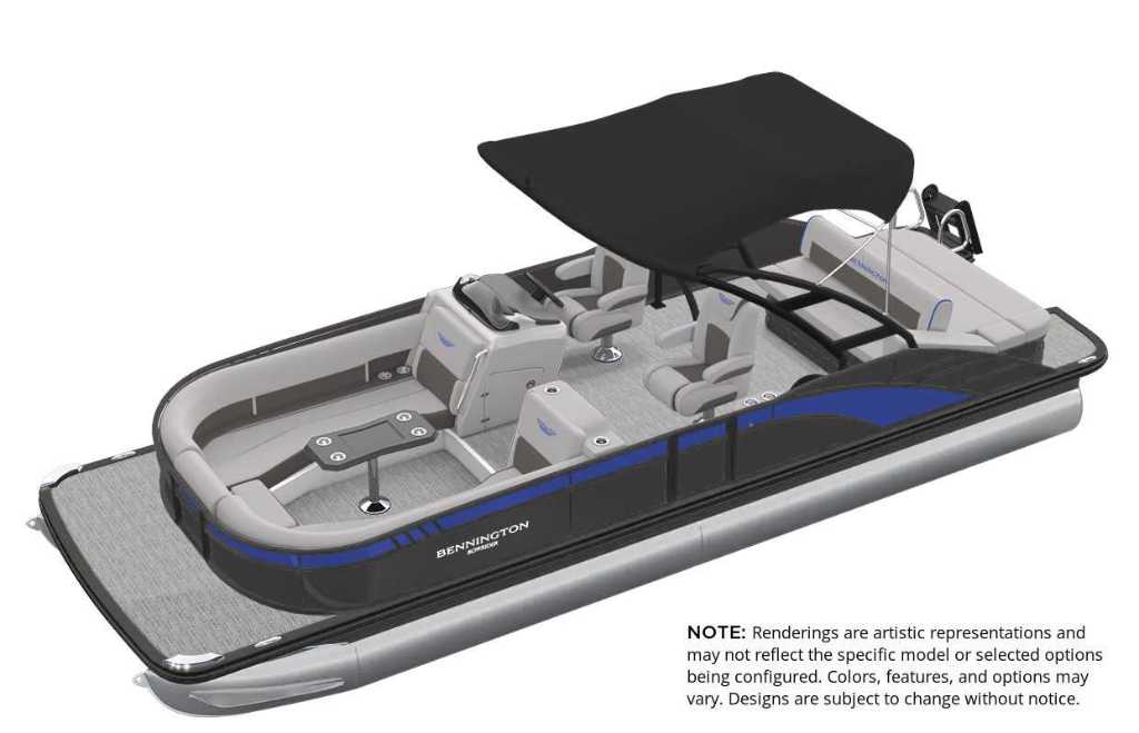 2026 Bennington 25LTSBA - Blackout - Arch