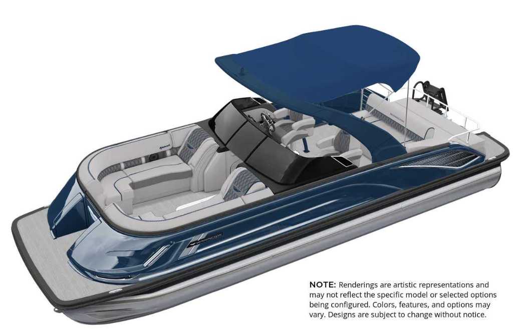 2027 Bennington 25QXSBWA - Arch - Blackout - 425 hp!!!
