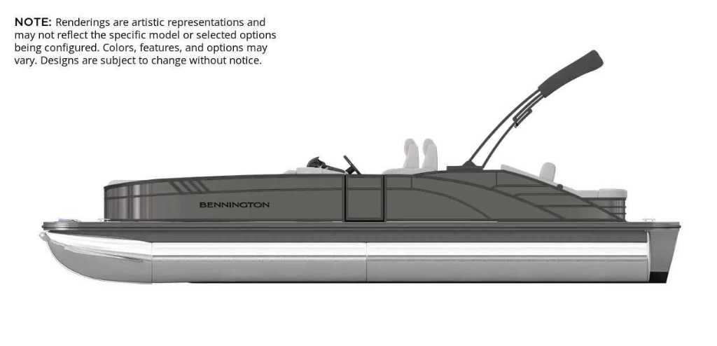 2027 Bennington 25LTSB - Blackout
