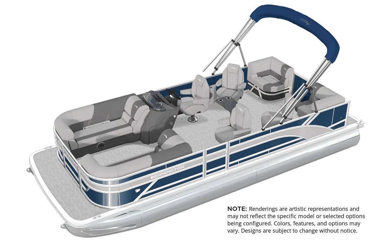 2027 Bennington 21SQC - SPS - Quad Chair