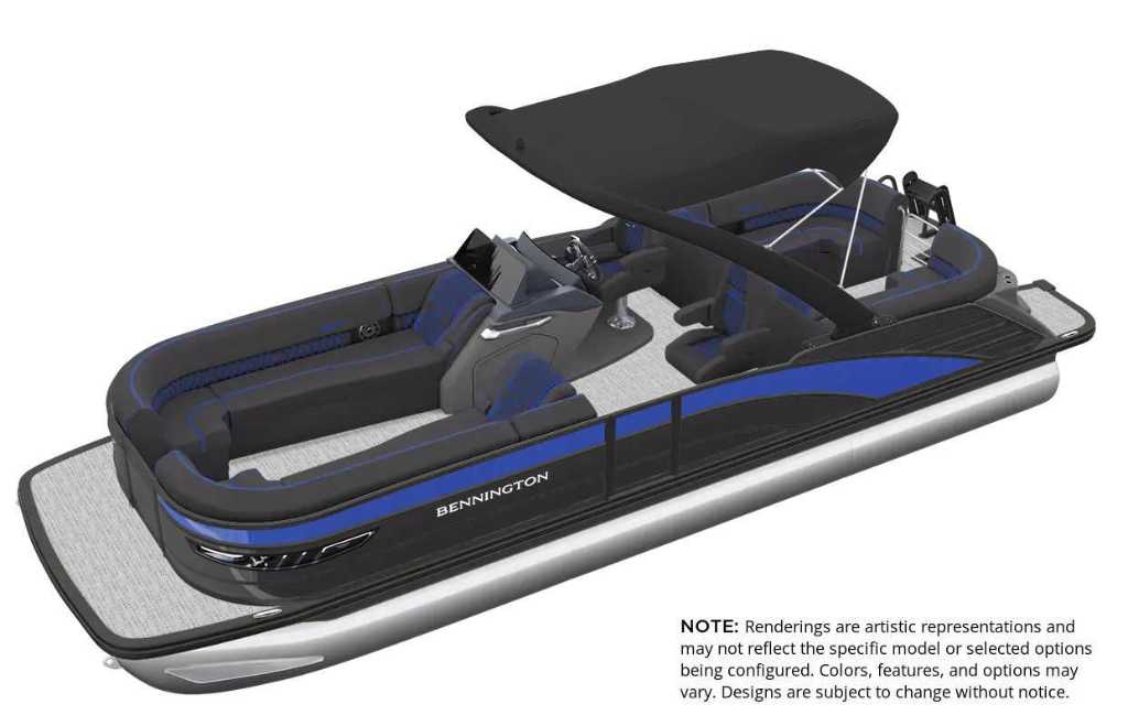 2027 Bennington 25RFBA - ESP+ - Arch - Blackout